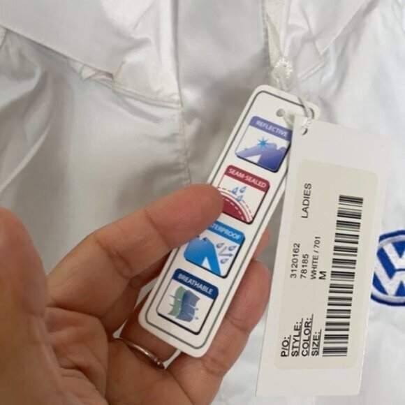 North End Core365 Women White Volkswagen Das Auto Soft Shell Jacket Size Medium - Picture 12 of 15